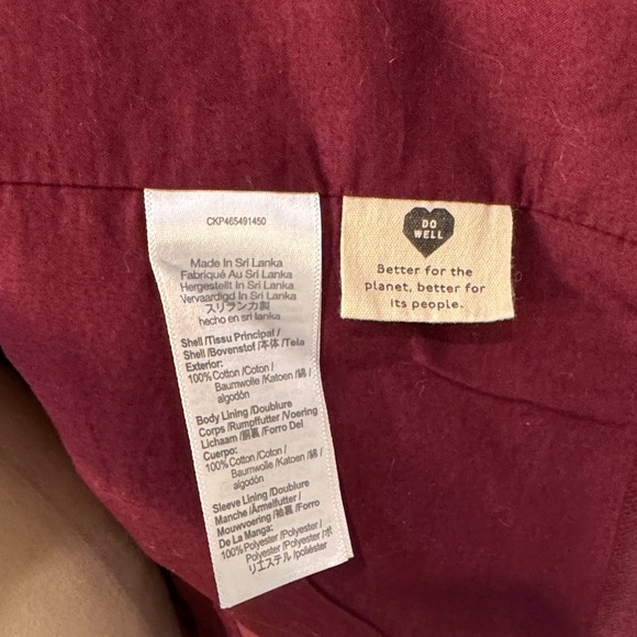 Madewell Burgundy Double-Breasted Blazer - Picture 9 of 9